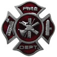 Firefighter Maltese Cross Lapel Pin